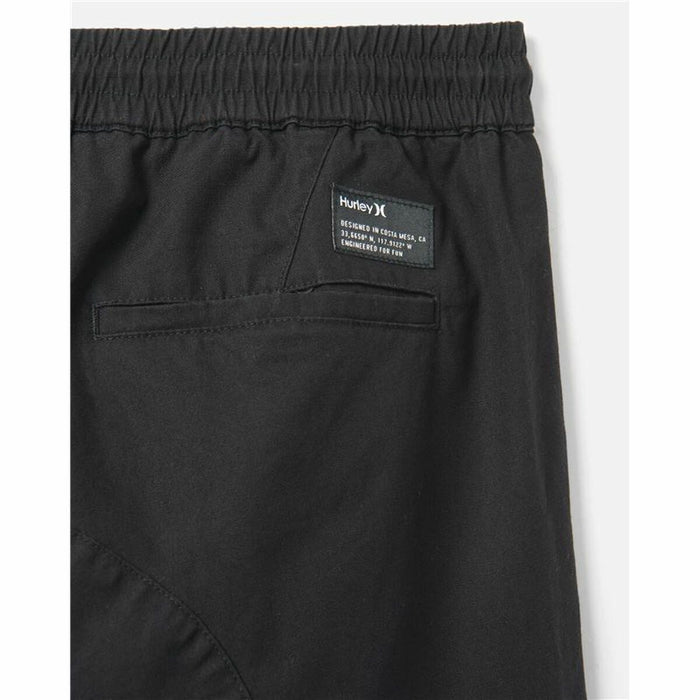 Pantaloni lungi de sport Hurley Cruiser Cargo Negru Bărbați