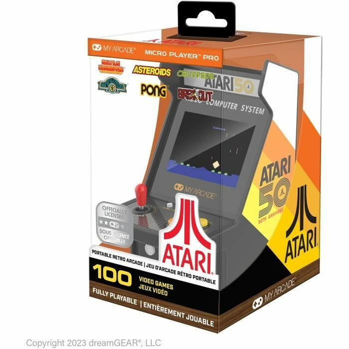 Consolă de Jocuri Portabilă My Arcade Micro Player PRO - Atari 50th Anniversary Retro Games