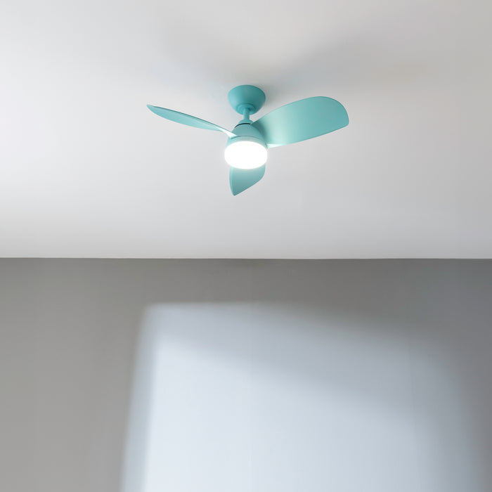 Ventilator de tavan cu iluminare Cecotec EnergySilence Aero 3050 Sky, 35 W, 6 trepte, 3 pale