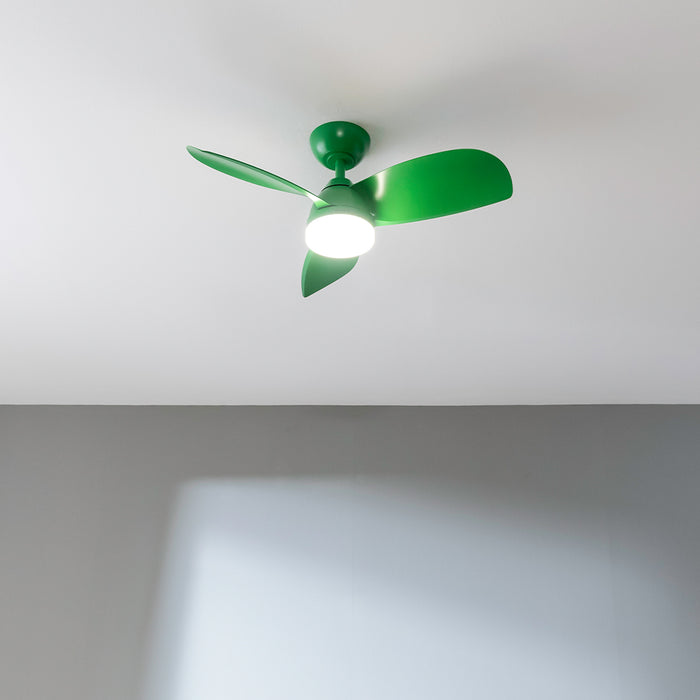Ventilator de tavan cu iluminare LED Cecotec EnergySilence Aero 3050 Mint, 35 W, 6 trepte, 92 cm, verde mentă