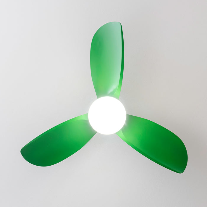 Ventilator de tavan cu iluminare LED Cecotec EnergySilence Aero 3050 Mint, 35 W, 6 trepte, 92 cm, verde mentă