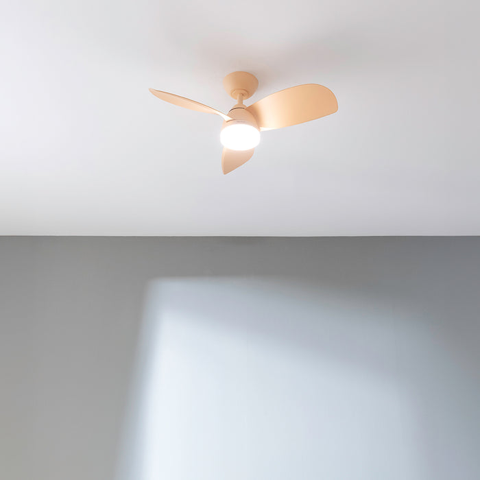 Ventilator de tavan cu iluminare Cecotec EnergySilence Aero 3050 Orange, 35 W, 6 trepte, portocaliu