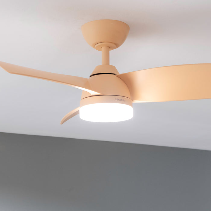 Ventilator de tavan cu iluminare Cecotec EnergySilence Aero 3050 Orange, 35 W, 6 trepte, portocaliu