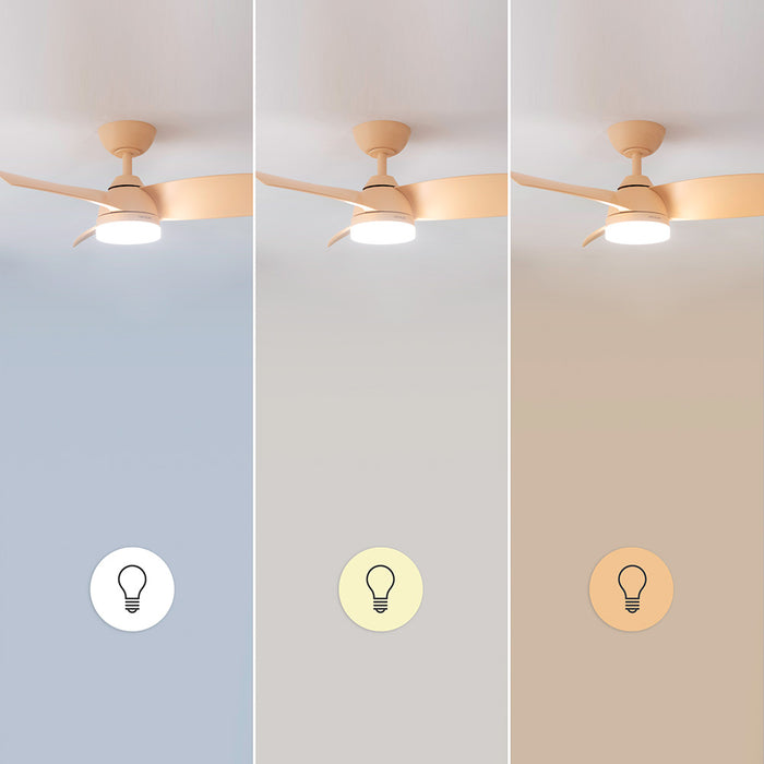 Ventilator de tavan cu iluminare Cecotec EnergySilence Aero 3050 Orange, 35 W, 6 trepte, portocaliu