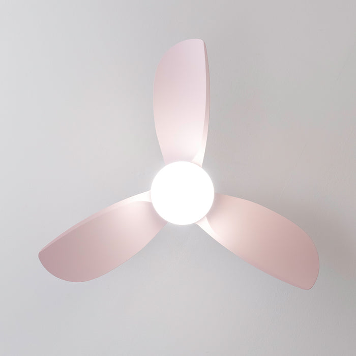 Ventilator de tavan cu iluminare Cecotec EnergySilence Aero 3050 Pink, 35 W, 6 trepte, roz