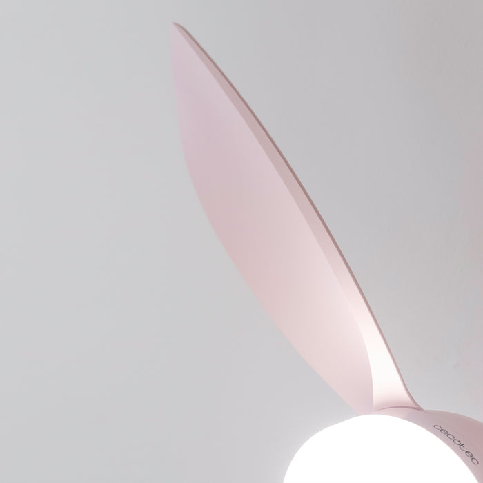 Ventilator de tavan cu iluminare Cecotec EnergySilence Aero 3050 Pink, 35 W, 6 trepte, roz