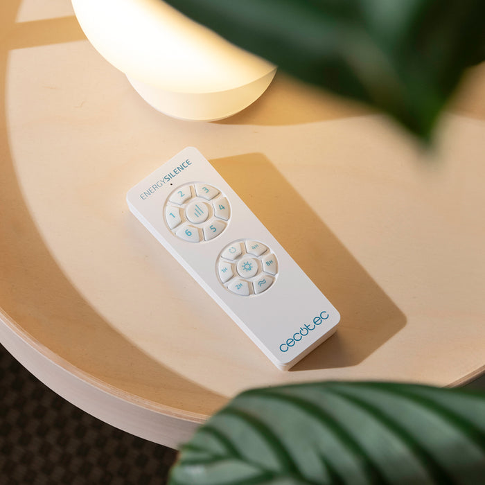 Ventilator de tavan cu iluminare LED Cecotec EnergySilence Aero 3050 White, 35 W, 36”, 6 trepte, alb