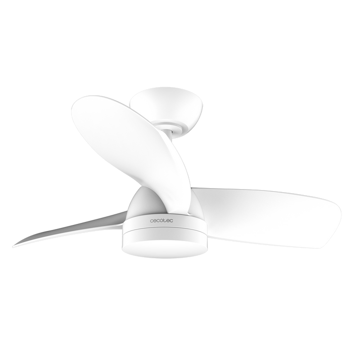 Ventilator de tavan cu iluminare LED Cecotec EnergySilence Aero 3050 White, 35 W, 36”, 6 trepte, alb