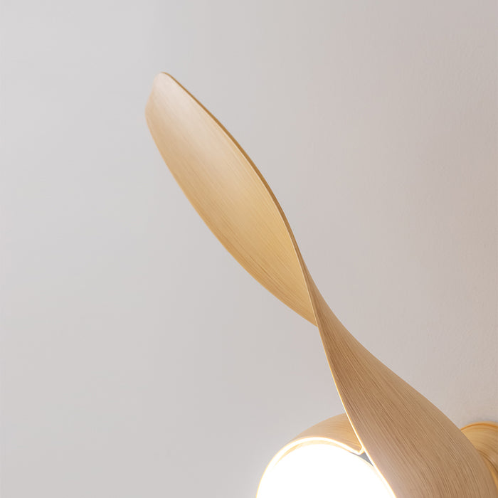 Ventilator de tavan cu iluminare Cecotec EnergySilence Aero 5290 LightWood, 40 W, diametru 132 cm, 6 trepte