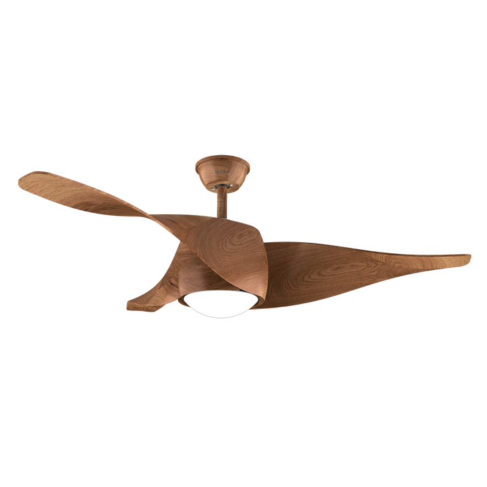 Ventilator de tavan cu lumină Cecotec EnergySilence Aero 5290 BlackWood, 40 W, diametru 132 cm, 6 trepte