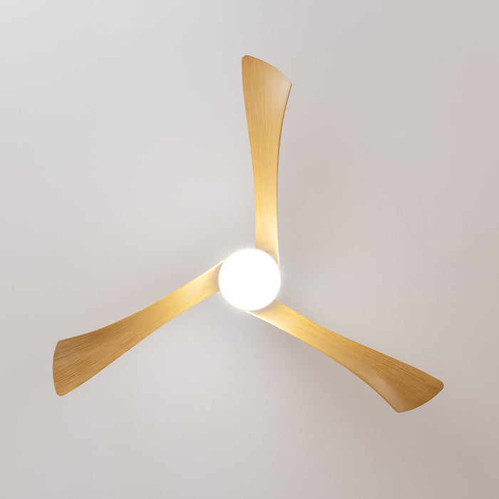 Ventilator de tavan Cecotec EnergySilence Aero 5280 LightWood, 40 W, diametru 132 cm, 6 trepte