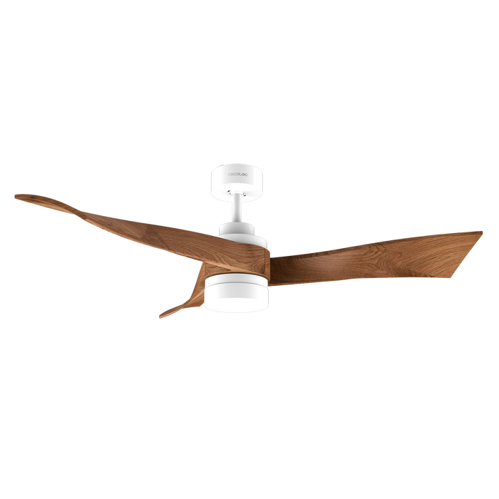 Ventilator de tavan cu iluminare Cecotec EnergySilence Aero 5280 DarkWood, 40 W, diametru 132 cm, 6 trepte