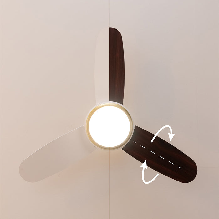 Ventilator de tavan cu iluminare Cecotec EnergySilence Aero 4265 GoldWhite, 65 W, diametru 106 cm, 3 trepte, alb-auriu
