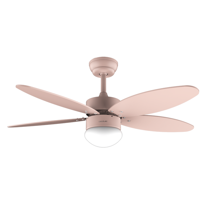 Ventilator de tavan cu iluminare Cecotec EnergySilence Aero 4260 Full Orange, 40 W, diametru 106 cm, 6 trepte, portocaliu