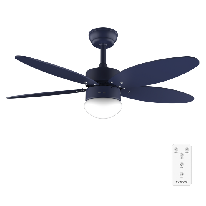 Ventilator de tavan cu iluminare Cecotec EnergySilence Aero 4260 Full Purple, 40 W, diametru 106 cm, 6 trepte, violet