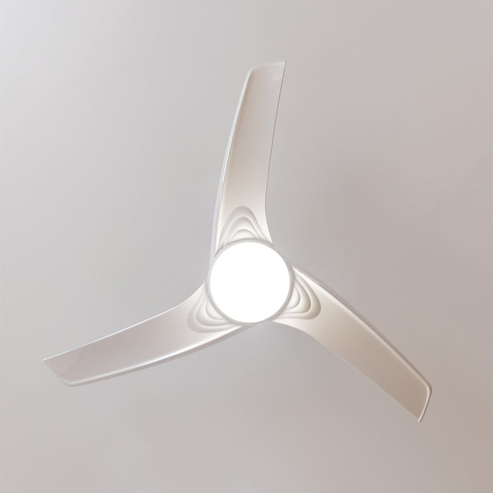 Ventilator de tavan cu lumină LED Cecotec EnergySilence Aero 560 IronWhite, 60 W, diametru 132 cm, 3 trepte, alb