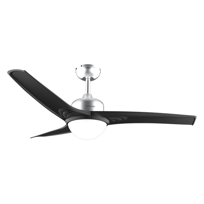 Ventilator de tavan cu iluminare LED Cecotec EnergySilence Aero 560 IronBlack, 60 W, diametru 132 cm, 3 viteze