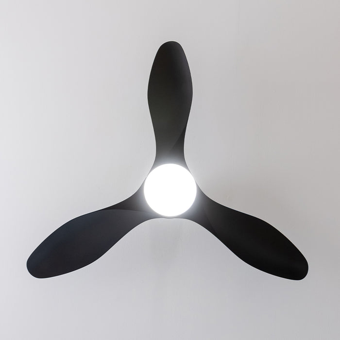 Ventilator de tavan cu lumină Cecotec EnergySilence Aero 5200 Black, 40 W, diametru 122 cm, 3 viteze, negru
