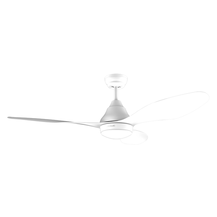 Ventilator de tavan cu iluminare Cecotec EnergySilence Aero 5200 White, 62 W, diametru 122 cm, 3 viteze