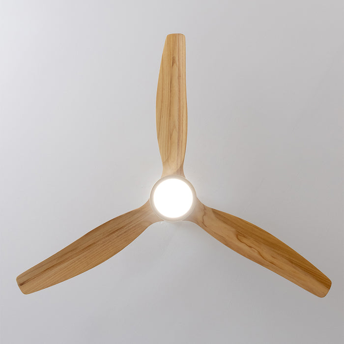 Ventilator de tavan cu lampă Cecotec EnergySilence Aero 5295 GoldWhite, 35 W, diametru 132 cm, 6 trepte