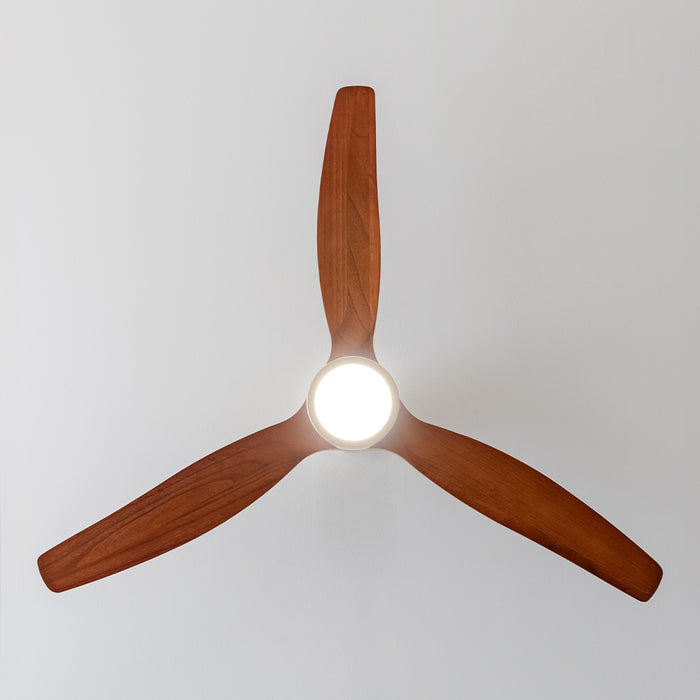 Ventilator de tavan cu iluminare Cecotec EnergySilence Aero 5295 GoldBlack, 35 W, diametru 132 cm, 6 trepte