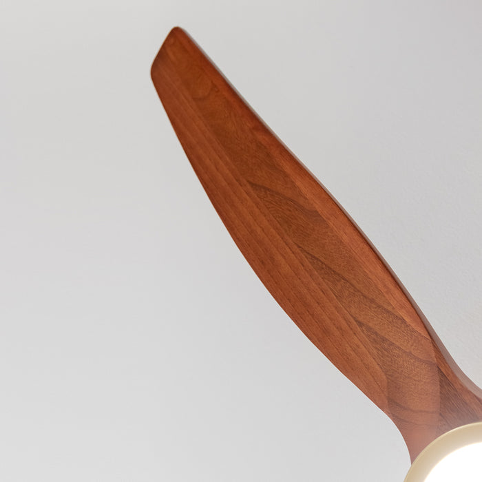 Ventilator de tavan cu iluminare Cecotec EnergySilence Aero 5295 GoldBlack, 35 W, diametru 132 cm, 6 trepte
