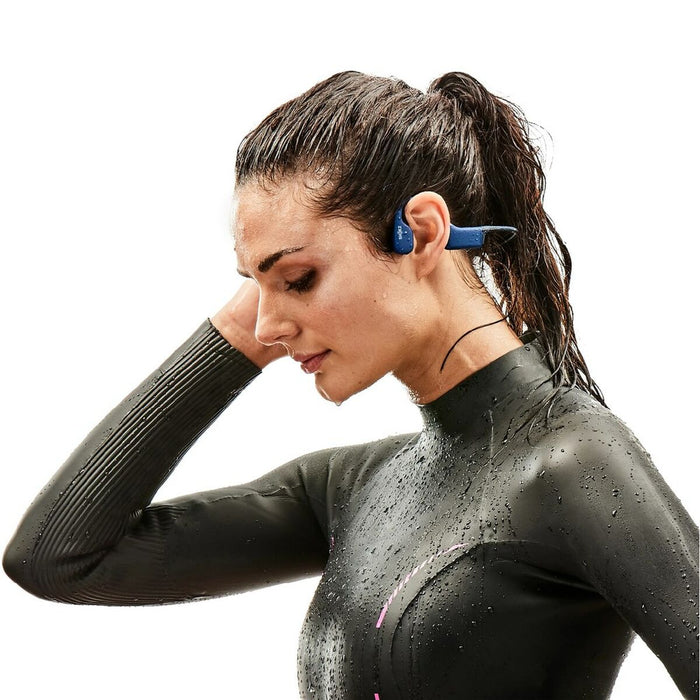 Căști Bluetooth Sportive Shokz Open Swim Albastru Negru