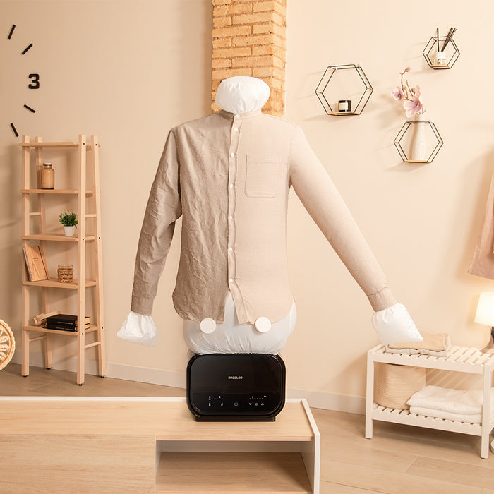 Mannechin pentru uscare și călcare Cecotec IronHero 1200 Mannequin Dry S, 1200 W, 50–70 °C, temporizator 15–180 min