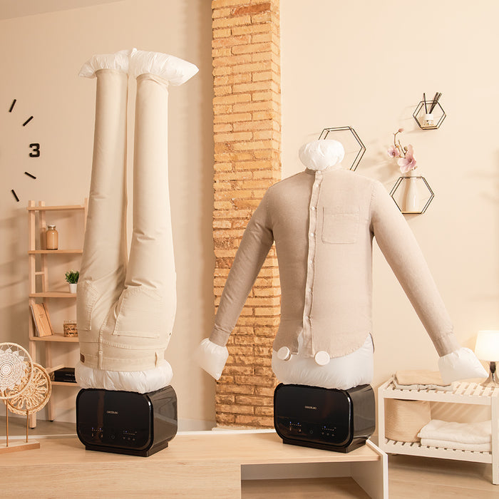 Mannechin pentru uscare și călcare Cecotec IronHero 1200 Mannequin Dry S, 1200 W, 50–70 °C, temporizator 15–180 min