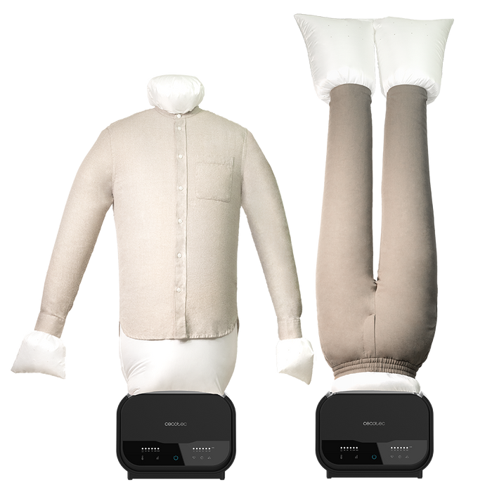 Mannechin pentru uscare și călcare Cecotec IronHero 1200 Mannequin Dry S, 1200 W, 50–70 °C, temporizator 15–180 min