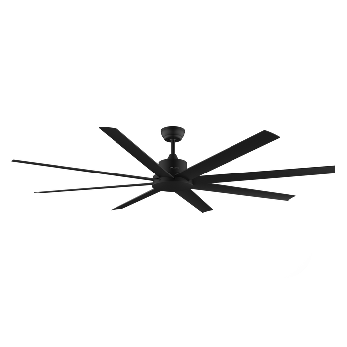 Ventilator de tavan fără lumină Cecotec EnergySilence Aero 7200 Pro, diametru 183 cm, 6 trepte, 8 pale, negru