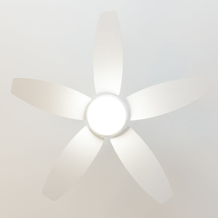 Ventilator de tavan cu iluminare Cecotec EnergySilence Aero 4200 LightWood, 53 W, diametru 106 cm, 3 trepte