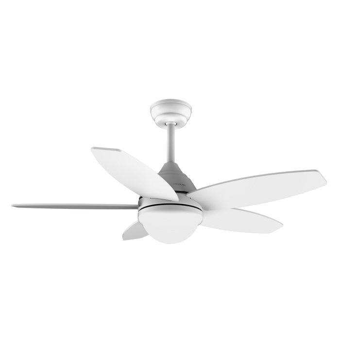 Ventilator de tavan cu iluminare Cecotec EnergySilence Aero 4200 LightWood, 53 W, diametru 106 cm, 3 trepte