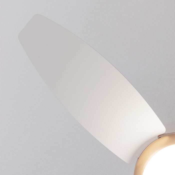 Ventilator de tavan cu lampă Cecotec EnergySilence Aero 4200 GoldLightWood, 53 W, diametru 106 cm, 3 trepte, telecomandă