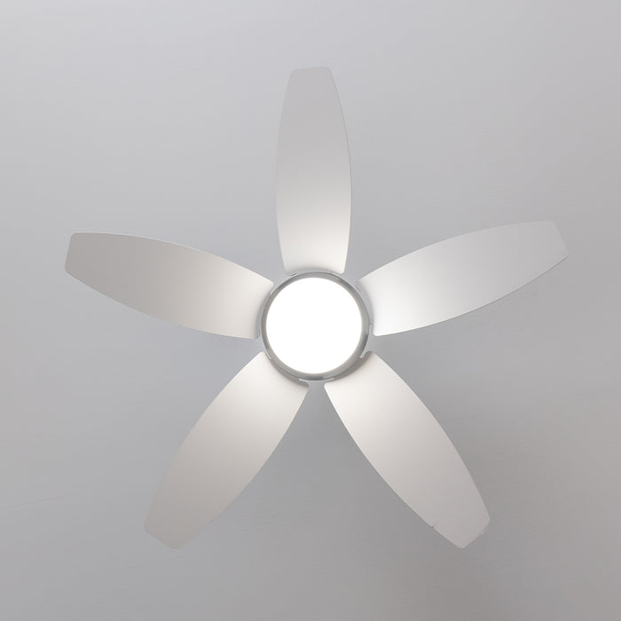 Ventilator de tavan cu iluminare Cecotec EnergySilence Aero 4200 Black&LightWood, 53 W, diametru 106 cm, 3 viteze