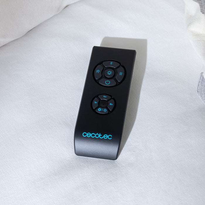 Ventilator de tavan cu iluminare Cecotec EnergySilence Aero 4200 Black&DarkWood, 53 W, diametru 106 cm, 3 trepte
