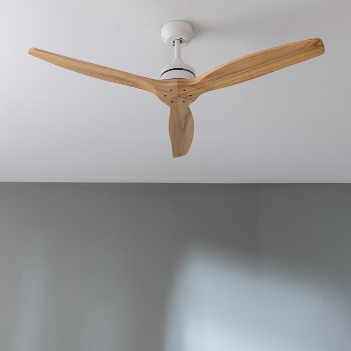 Ventilator de tavan Cecotec EnergySilence Aero 5270 LightWood, 40 W, diametru 132 cm, 6 trepte