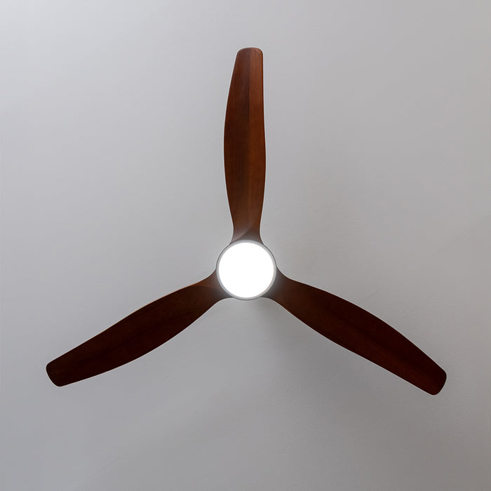 Ventilator de tavan cu iluminare Cecotec EnergySilence Aero 5230 DarkWood, 40 W, diametru 132 cm, 6 viteze
