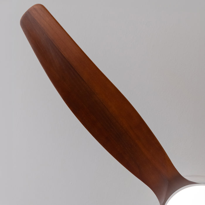 Ventilator de tavan cu iluminare Cecotec EnergySilence Aero 5230 White&BlackWood, 40 W, diametru 132 cm, 6 trepte