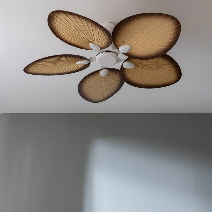 Ventilator de tavan Cecotec EnergySilence Aero 5200 Palm, 35 W, diametru 132 cm, 6 trepte