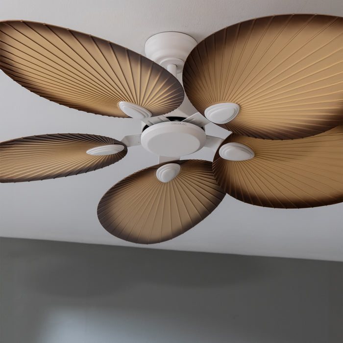 Ventilator de tavan Cecotec EnergySilence Aero 5200 Palm, 35 W, diametru 132 cm, 6 trepte
