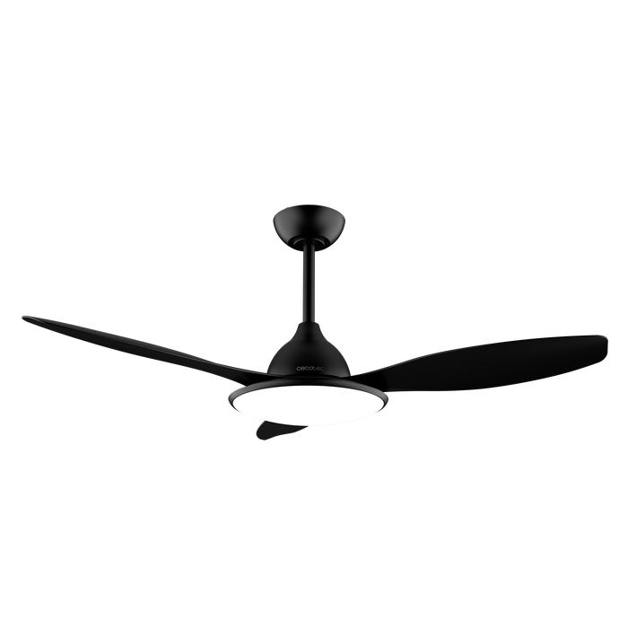 Ventilator de tavan cu lumină Cecotec EnergySilence 4800 Light Black, 40 W, LED 32 W, 6 trepte, 122 cm