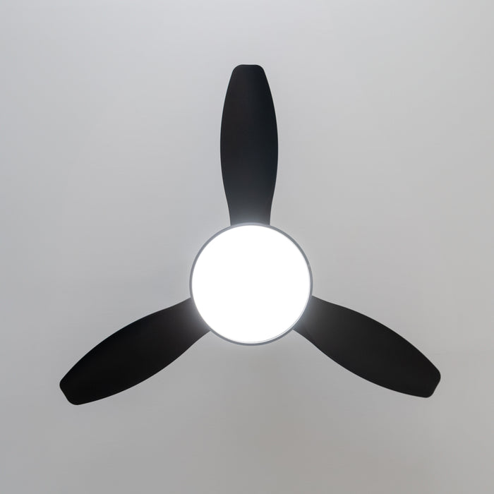 Ventilator de tavan cu iluminare Cecotec EnergySilence 4800 Light GoldBlack, 35 W, LED 36 W, 6 trepte, 122 cm