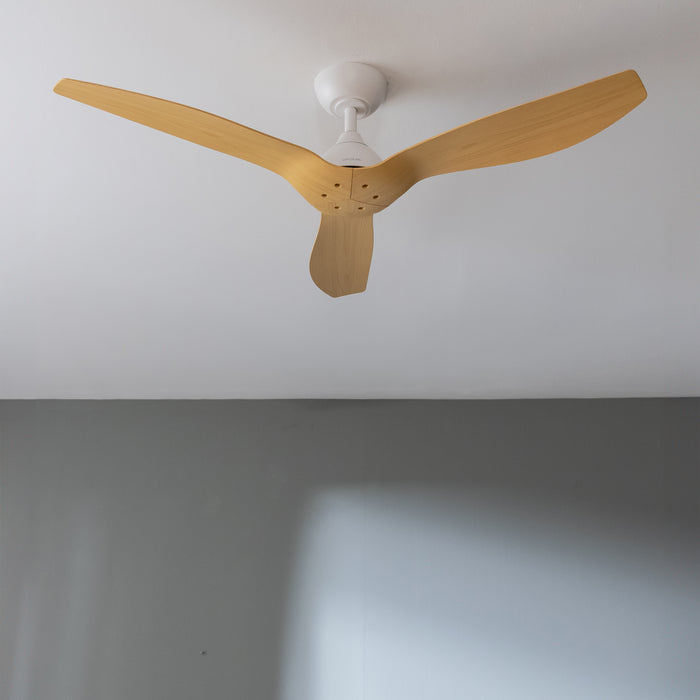 Ventilator de tavan Cecotec EnergySilence Aero 5200 LightWood, 35 W, diametru 132 cm, 6 trepte