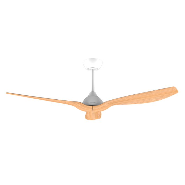 Ventilator de tavan Cecotec EnergySilence Aero 5200 LightWood, 35 W, diametru 132 cm, 6 trepte