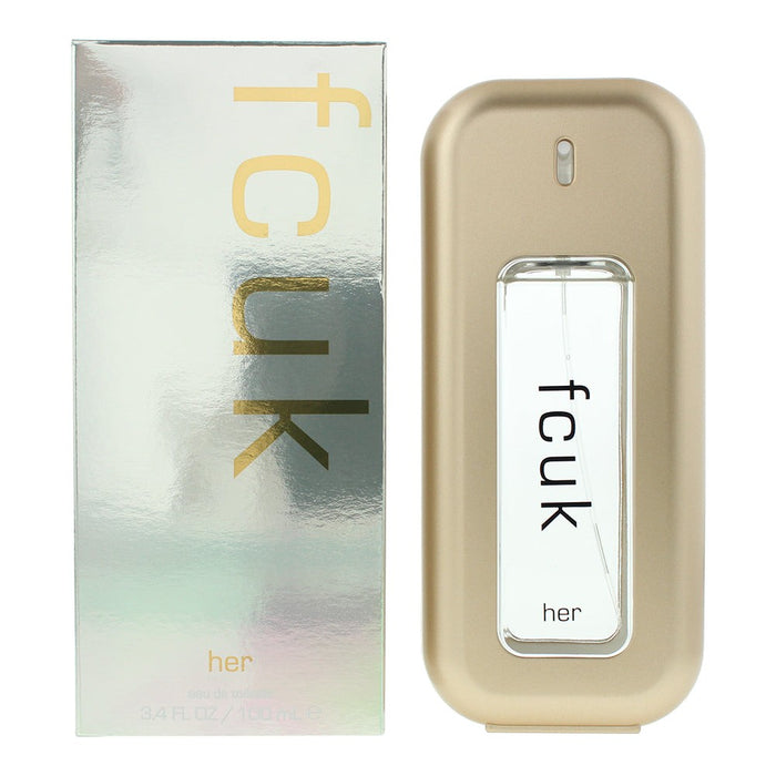 Apă de toaletă Fcuk Her, pentru femei, 100 ml