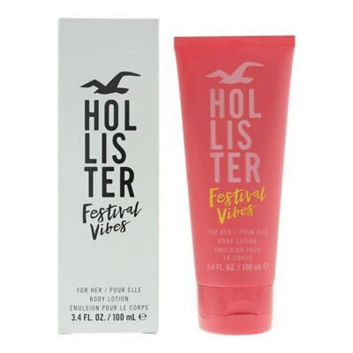Loțiune de corp Hollister Festival Vibes, hidratantă, pentru utilizare zilnică, 100 ml