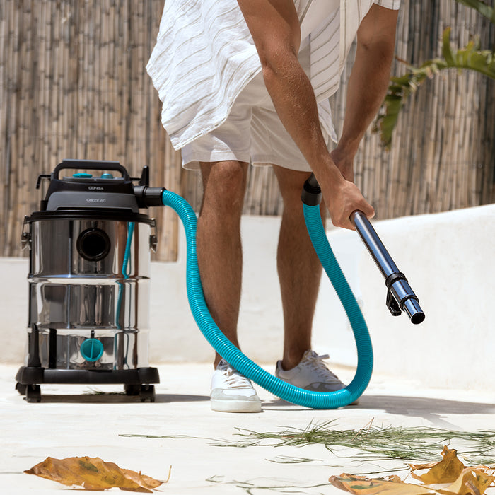 Aspirator umed și uscat Cecotec Conga Rockstar Wet & Dry Steel Pro Tool, 30 l, 1600 W, 35 × 35 × 56 cm