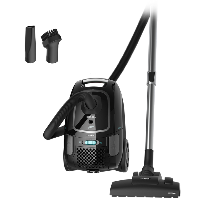 Aspirator cu sac Cecotec Conga Powerbag 4000 XL, 4 l, 890 W, rază de operare 7 m