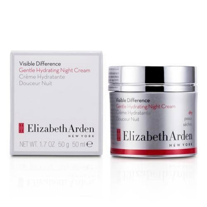 Cremă de față de noapte Elizabeth Arden Visible Difference Gentle Hydrating Night Cream, hidratantă, pentru ten uscat, 50 ml